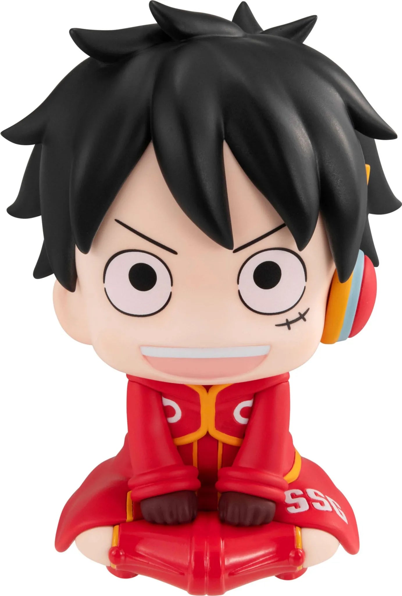 One Piece Look Up PVC Statue Monkey D. Luffy Egghead Version 11 cm von Megahouse
