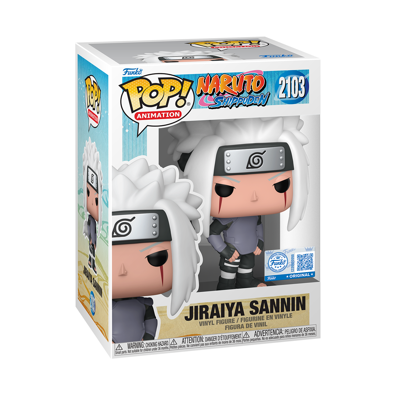 Funko POP Animation Naruto Shippuden Jiraiya Sannin Vinyl Figur #2103

