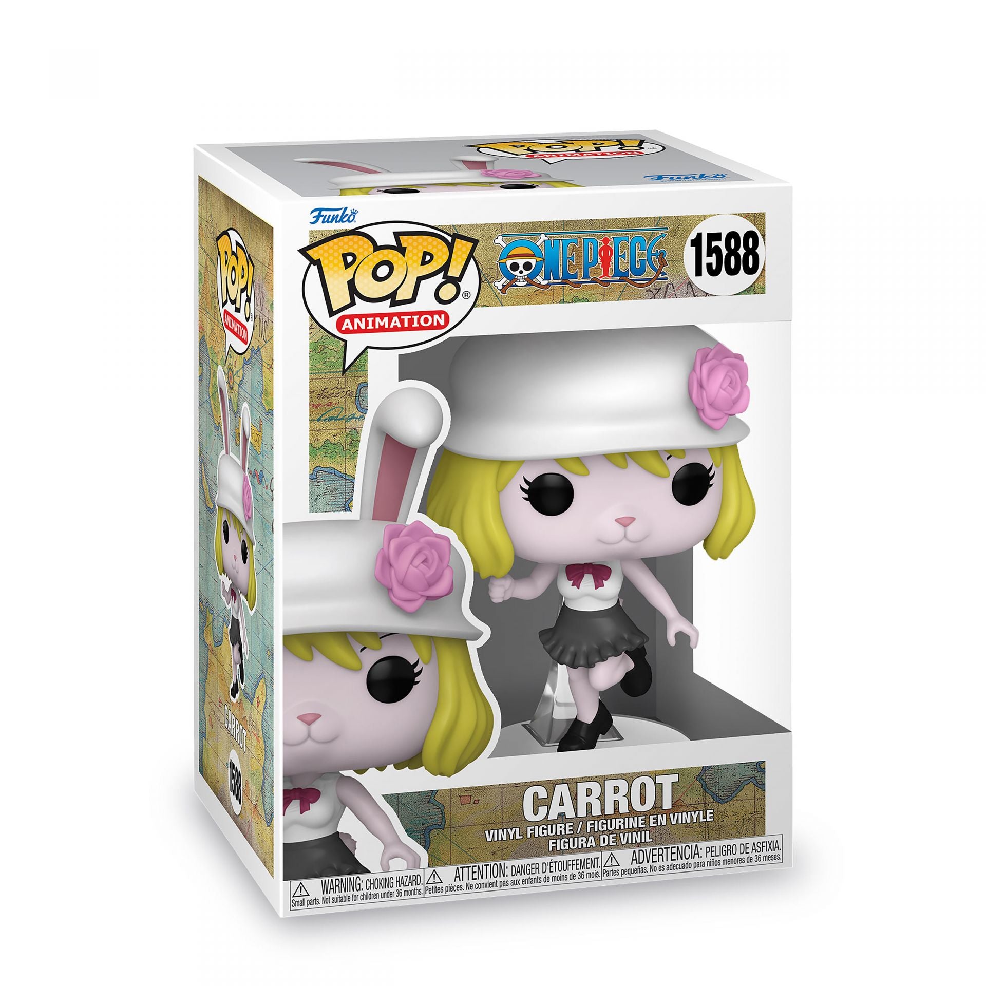 Funko Pop One Piece Carrot #1588 in Verpackung - Offiziell lizenzierte Sammelfigur
