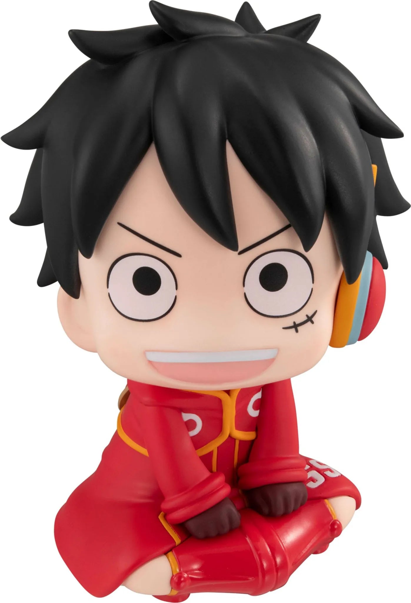 Megahouse Look Up Statue Luffy Future Island Egghead mit Geschenk
