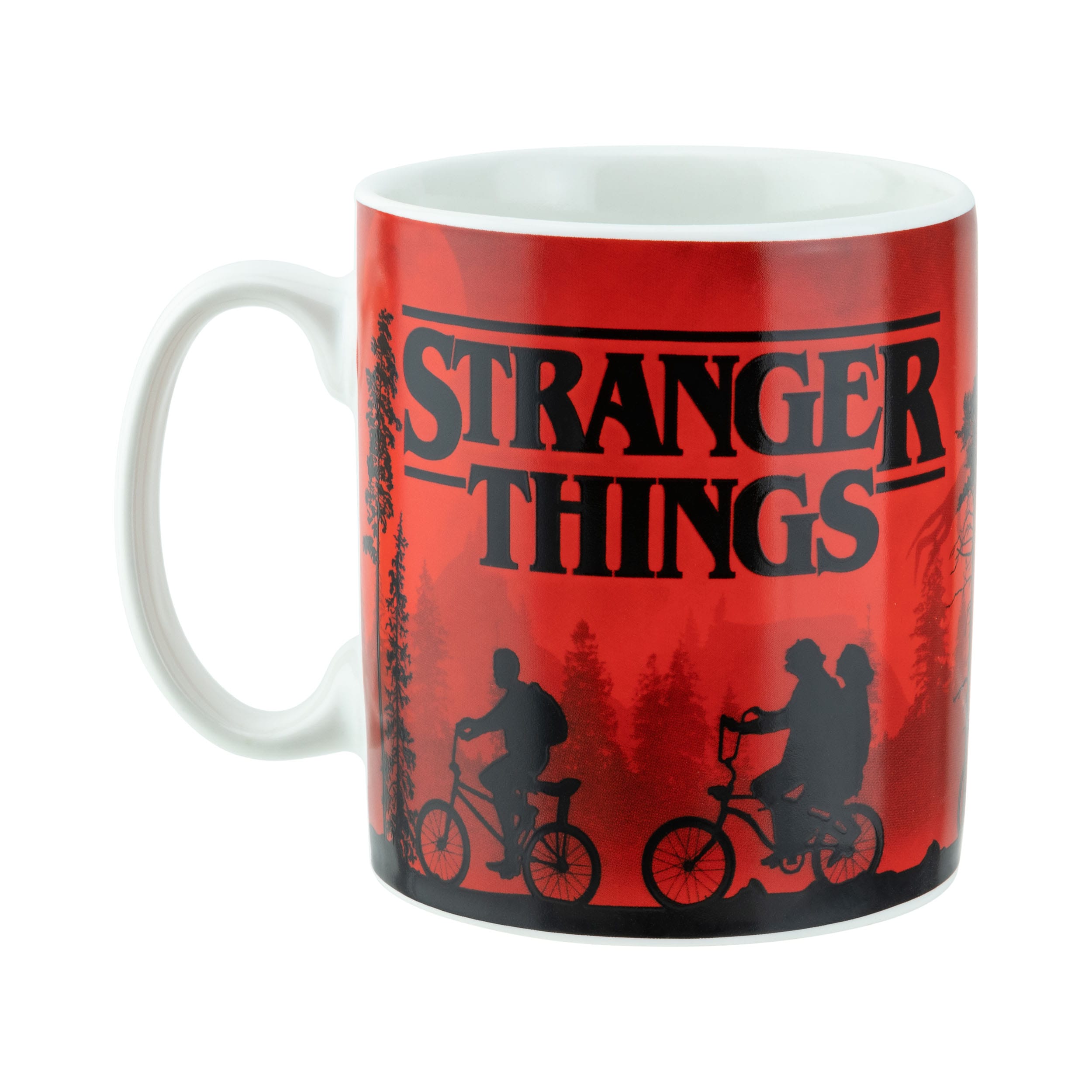 Stranger Things Merchandise Tasse - Seitenansicht der spülmaschinenfesten XL-Keramiktasse
