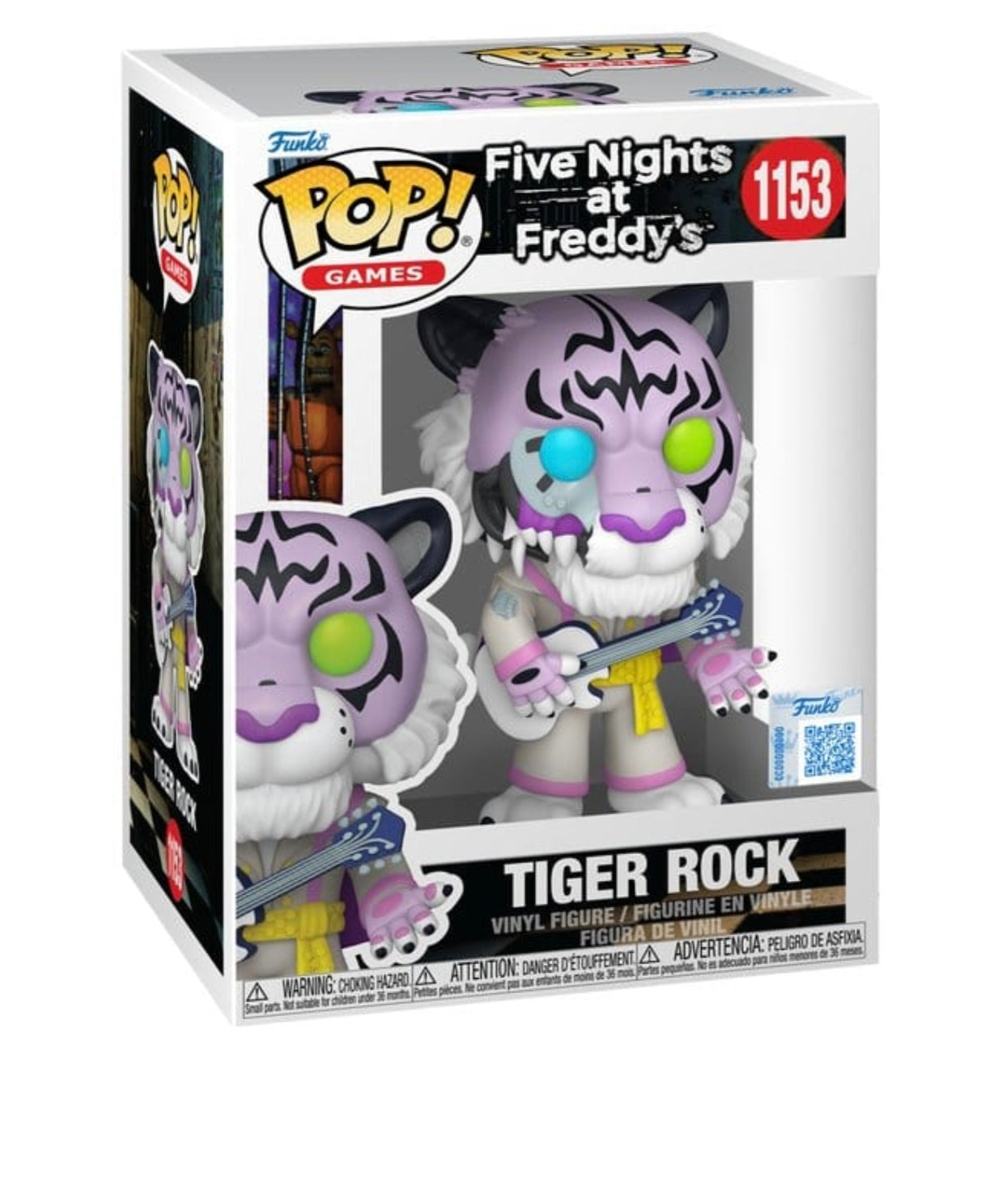 Funko Pop Five Nights at Freddy's Tiger Rock Exclusive Vinyl-Figur - Vorderansicht der limitierten FNAF Sammelfigur
