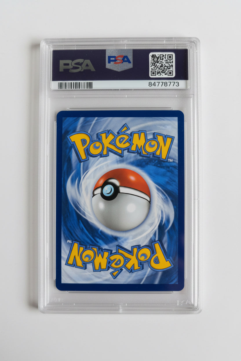 Pokémon Karte Suicune ex 010/034 aus dem TCG Classic Set (CLB) von 2023, Holo Rare, professionell bewertet mit PSA 9 Mint
