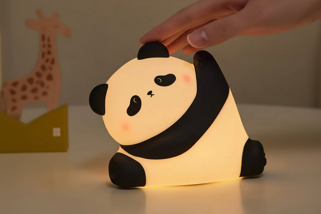 Kung Fu Panda Silikon LED Lampe mit Touch-Funktion und USB-Aufladung
