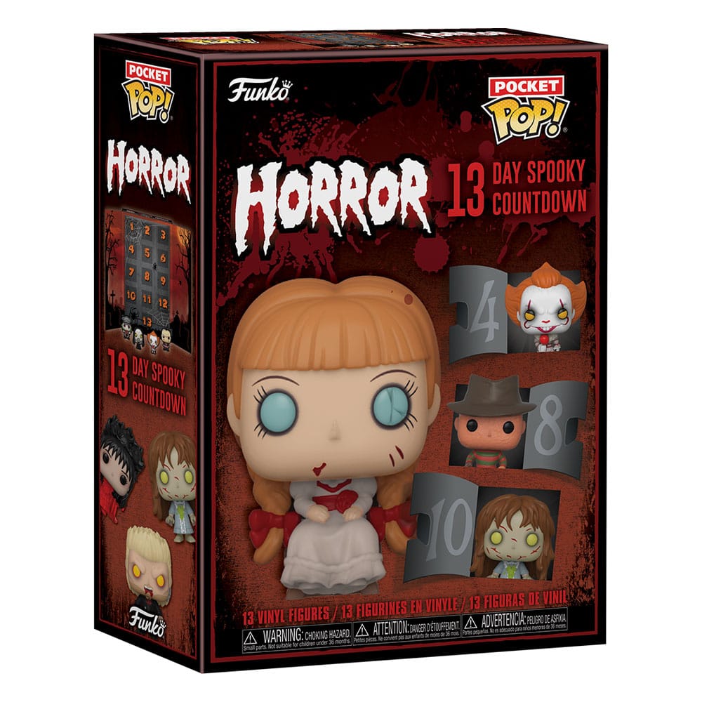 Funko 13 Day Spooky Countdown Pocket POP! Adventskalender Vol. 2 – Box mit 13 Halloween Mini-Figuren
