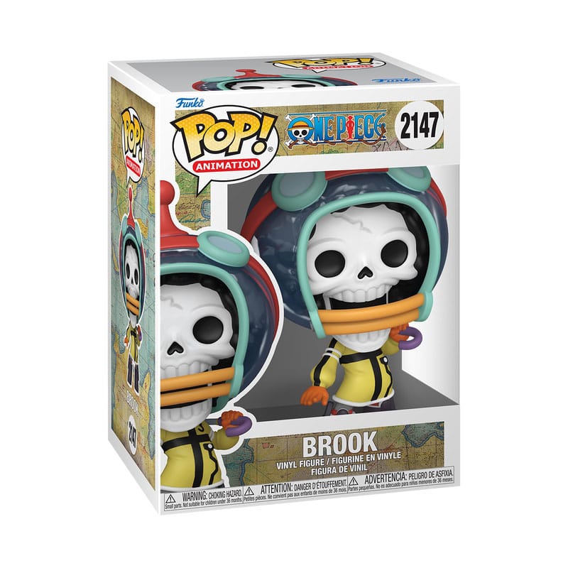 Funko Pop One Piece Brook Egg #2147 in Verpackung - Offiziell lizenzierte Sammelfigur
