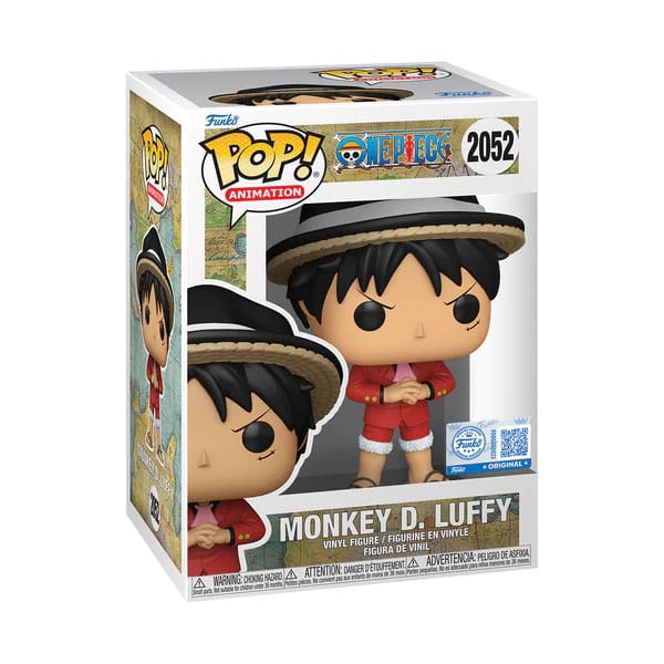 Funko POP! One Piece – Luffy Whole Cake Island 9 cm, Strohhut, Exclusive Edition Vinyl Figur
