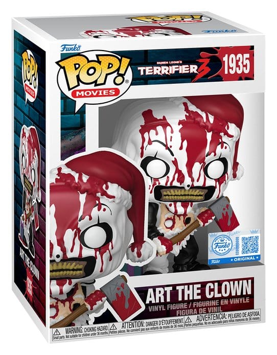 Funko POP! Art the Clown #1935 Exclusive Edition in der Fensterbox – Terrifier Vinyl Figur 9 cm

