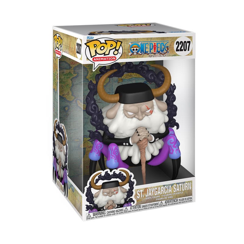 One Piece Funko POP Vinyl Figur St. Jaygarcia Saturn 25cm Jumbo Sammelfigur in Fensterbox