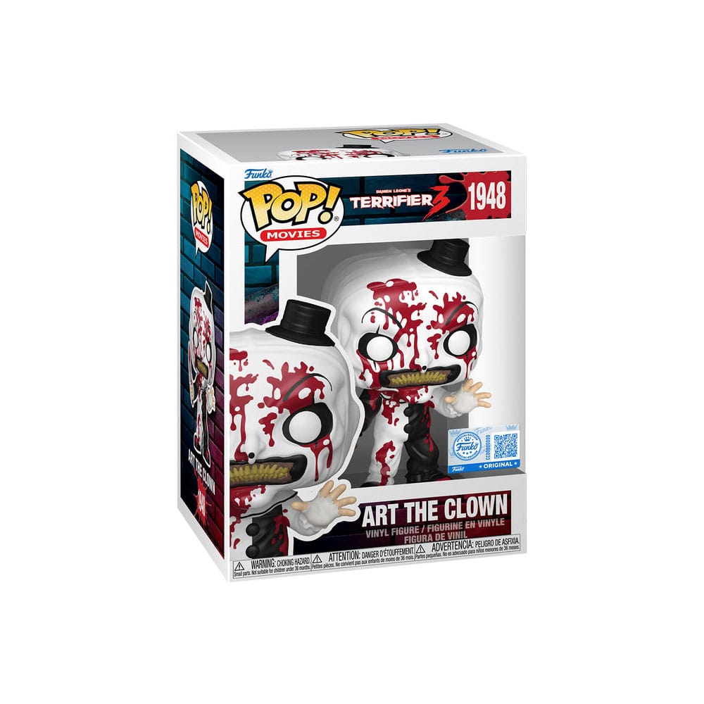 Terrifier Art the Clown Funko POP Figur #1948 Standard Version mit Fensterbox