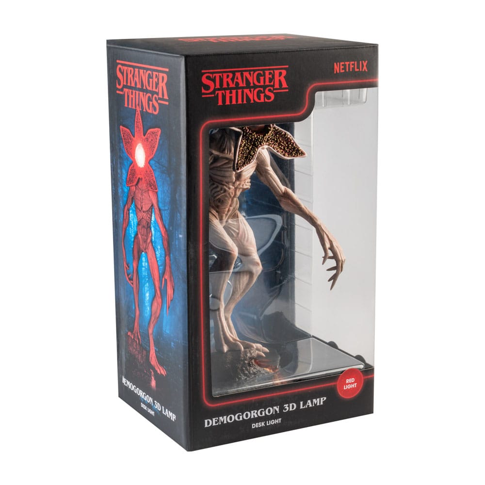 Stranger Things Demogorgon LED-Lampe – Offiziell lizenziert, rotes Licht, USB-C