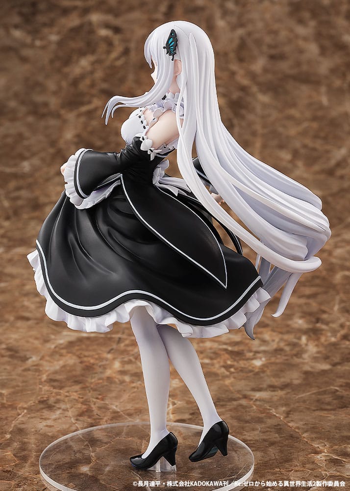 Re:ZERO Echidna PVC Statue 1/8 – Detailansicht Gesicht und Haare
