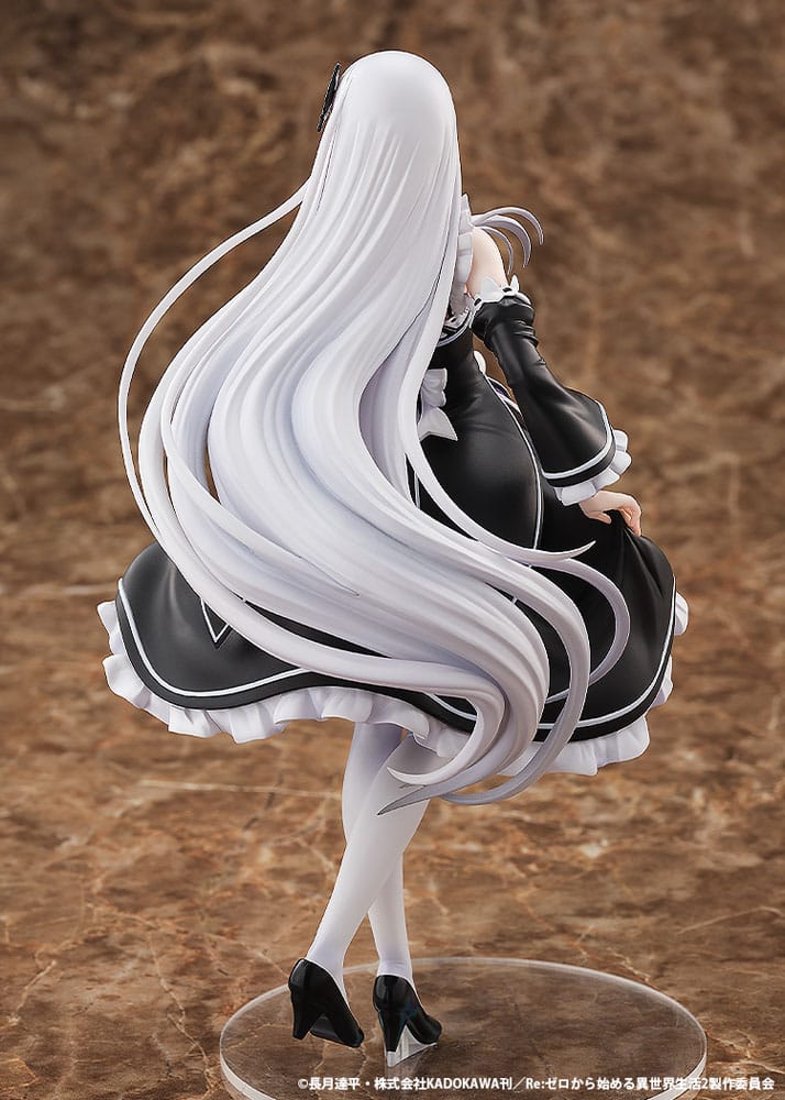 Re:ZERO Echidna PVC Statue 1/8 Roswaal Manor Maid Outfit Ver. 20 cm – Rückansicht
