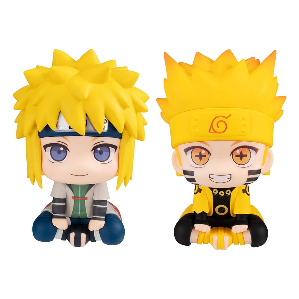 Naruto Shippuden Look Up PVC Statue Naruto Six Paths Sage Mode & Minato Namikaze 11 cm von Megahouse
