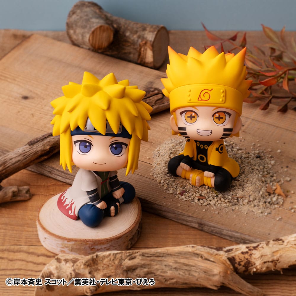 Naruto Shippuden Look Up PVC Statue Naruto Six Paths Sage Mode & Minato Namikaze 11 cm von Megahouse
