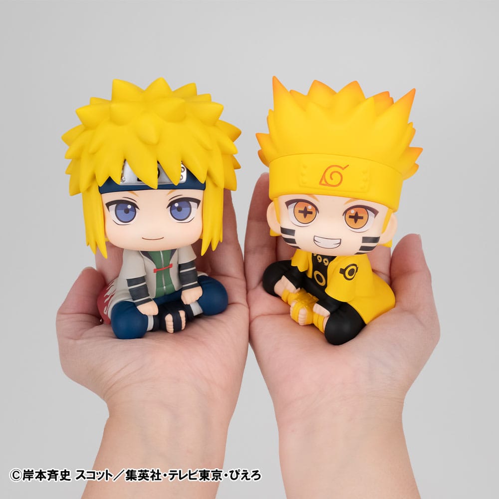 Naruto Shippuden Look Up PVC Statue Naruto Six Paths Sage Mode & Minato Namikaze 11 cm von Megahouse

