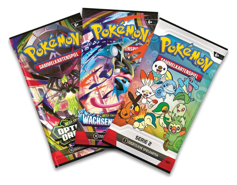Pokémon TCG Erste Partner Illustrations-Kollektion Serie 2 – Enthaltene Illustrations-Karten und Boosterpacks