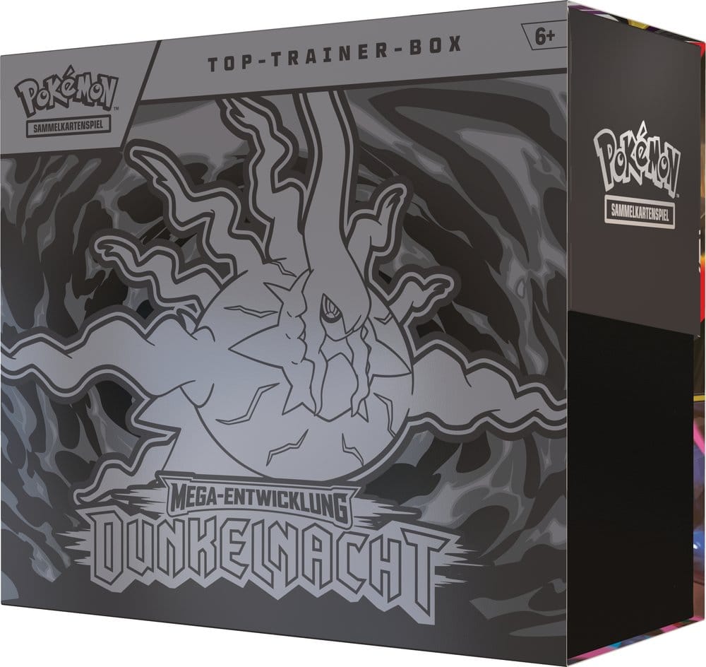 Pokémon TCG: Mega-Entwicklung – Dunkelnacht Top-Trainer-Box (TTB) – Offizielle Produktbox