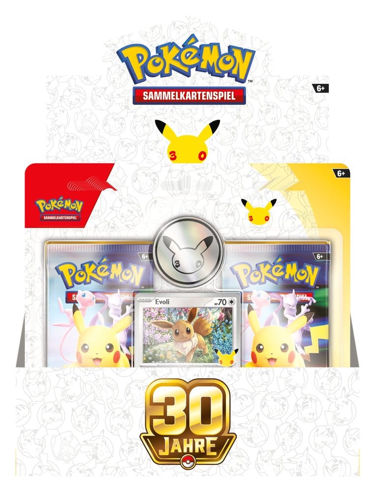 Pokémon TCG 30th Celebration 2er-Pack Blister zum 30. Pokémon-Jubiläum