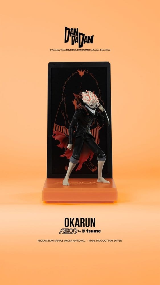 Dandadan Okarun Figur 1/9 Tsume Art NEON – Seitenansicht, 25 cm