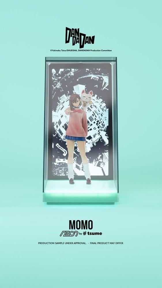 Dandadan Momo Statue 1/9 – Tsume Art NEON-Reihe, 25 cm, Frontansicht