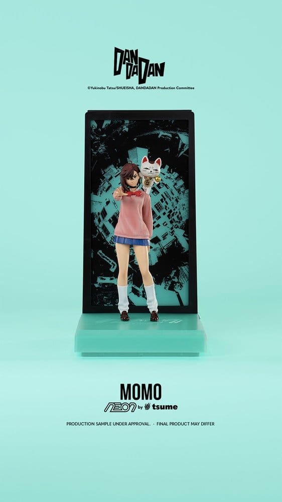 Dandadan Momo Statue 1/9 – Tsume Art NEON-Reihe, 25 cm, Frontansicht