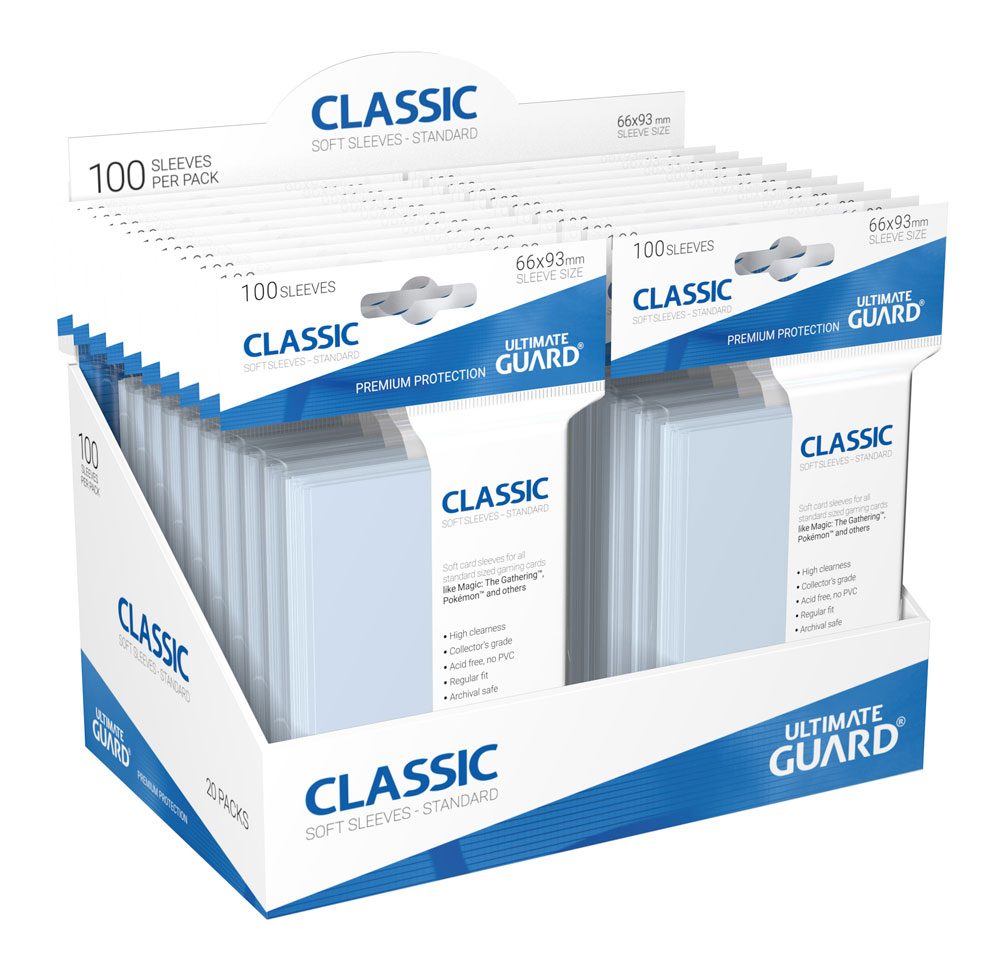 Ultimate Guard Classic Sleeves Standard Size (100) – Kartenschutz für Magic, Pokémon & Yu-Gi-Oh!