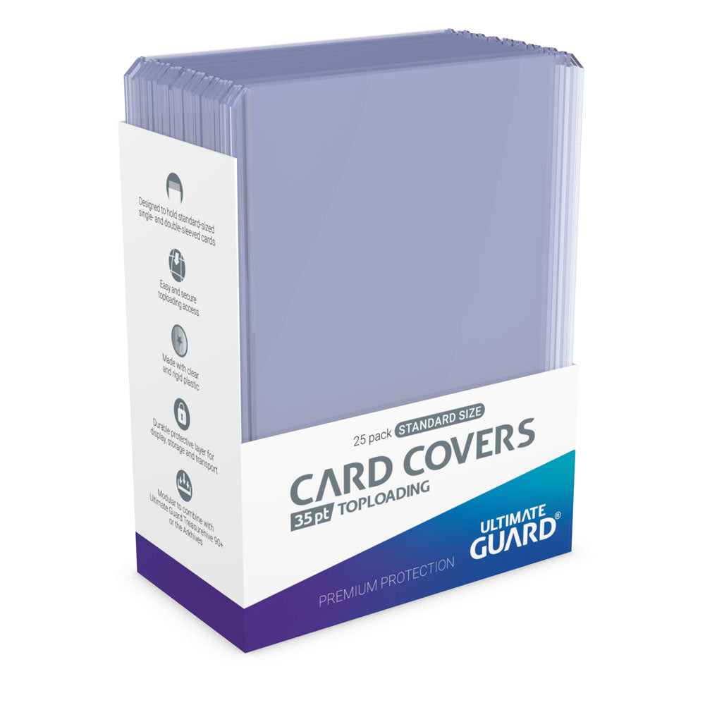 Ultimate Guard Card Covers Toploading 35pt – 25 Toploader für Standard TCG-Karten